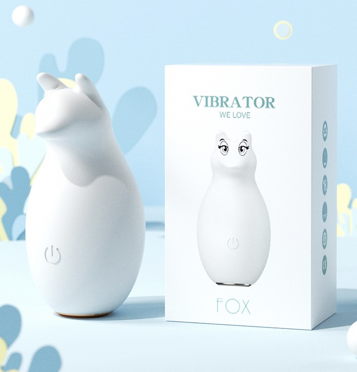 Мини вибратор "Lilo Fox" белый 