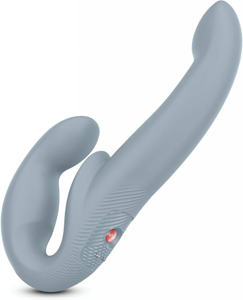 Безремневой анатомический страпон &quot;Fun Factory Share Vibe Pro&quot; голубой 