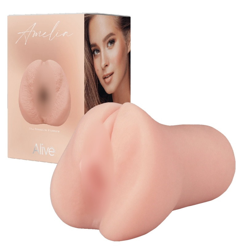 Мастурбатор супер реалистичный "Alive Amelia" вагина  